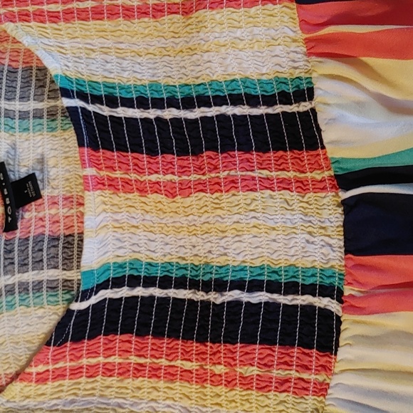 Torrid Size 1 Striped BabyDoll Top Plus size - Picture 5 of 7